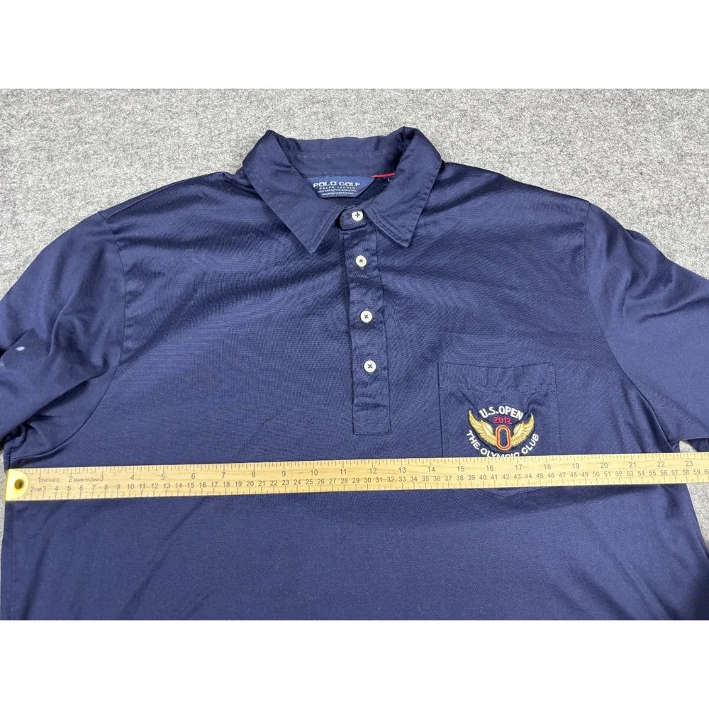 Polo Golf Ralph Lauren Olympic Club Polo Mens‎ L 2012 US Open Rare Pima Cotton